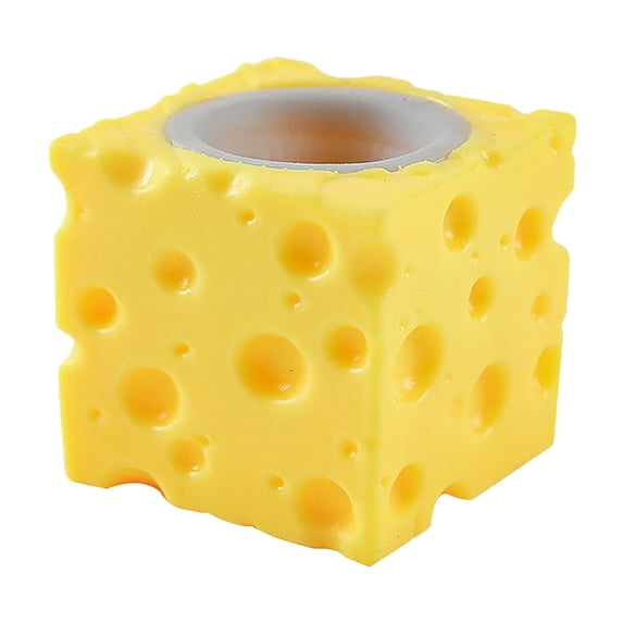 Meitianfacai Cheese Mouse Popper Cup with Interactive Press Function for Stress Relief and Entertainment