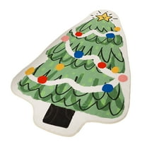 Meitianfacai Christmas Bath Mat For Bathroom Decorations, Non Slip Washable Christmas Tree Shaped Bath Rug