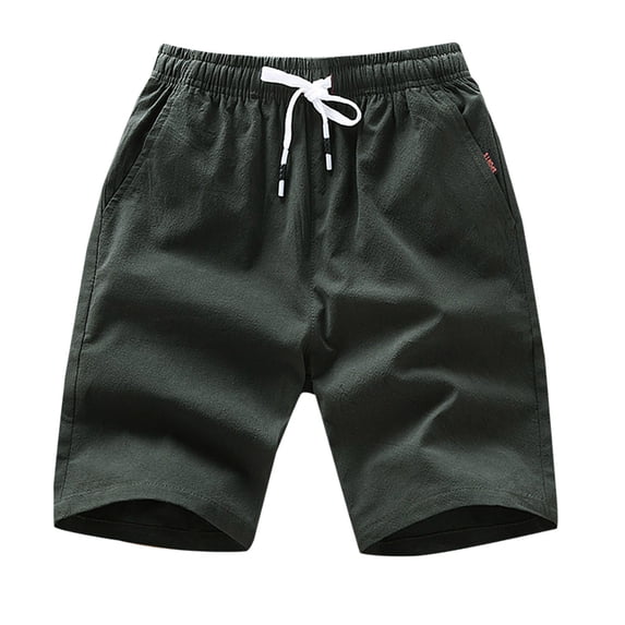 Meitianfacai Deals Mens Shorts Fathers Day Gifts Men's Short Pants Made Of Pure Cotton Fabric Are Thin And Breathable