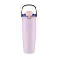thumbnail image 1 of Meitianfacai Double-Wall Insulated Stainless Steel Water Bottle with Handle, 30oz Large Capacity Travel Mug, Leak-Proof Sports Drink Container (Purple), 1 of 6