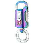 Meitianfacai Electric Lighter, Cool Lighters USB Rechargeable Windproof Waterproof Dual Arc Plasma Lighter for Outdoor Camping,Purple