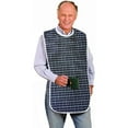 thumbnail image 1 of Meitianfacai Extra Large Waterproof Adult Bib with Snap Closure, Reusable Dining Apron for Elderly and Adults (Blue), 1 of 4