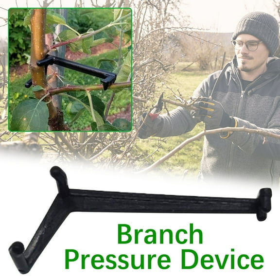 Meitianfacai Fruit Tree Branch Trainer - Plastic Plant Shaper for Young Shoots and Branches - Reusable Garden Tool for Training Fruit Tree Growth (Black)