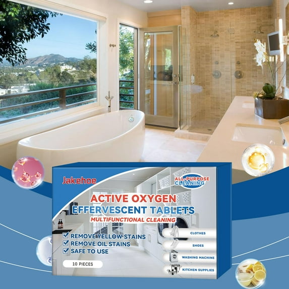Meitianfacai Full Clean Active Oxygen Cleaning Tablets Stains And Decompose Grease