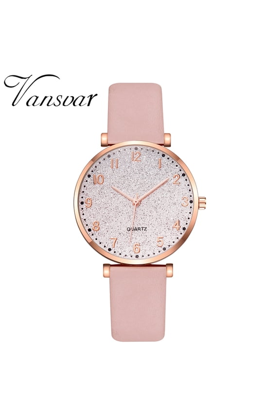Christmas Gifts Meitianfacai Gifts for Her Watch for Women Mother's Day Gifts vansvar Women's Casual Quartz Leather Band Strap Spin Watch Wrist Watch