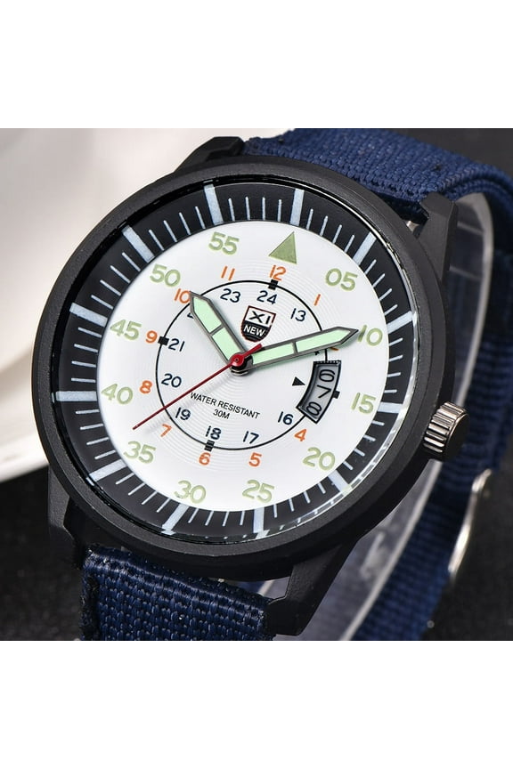 Gifts for Him Fathers Day Gifts Watch For Men Military Mens Quartz Army Watch Black Dial Date Luxury Sport Wrist Watch