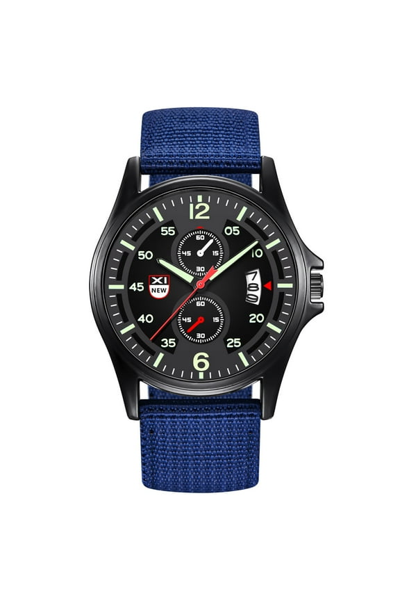 Gifts for Him Watch for Men Father's Day Gifts Military Nylon Waterproof Date Quartz Analog Army Men's Quartz Wrist Watches
