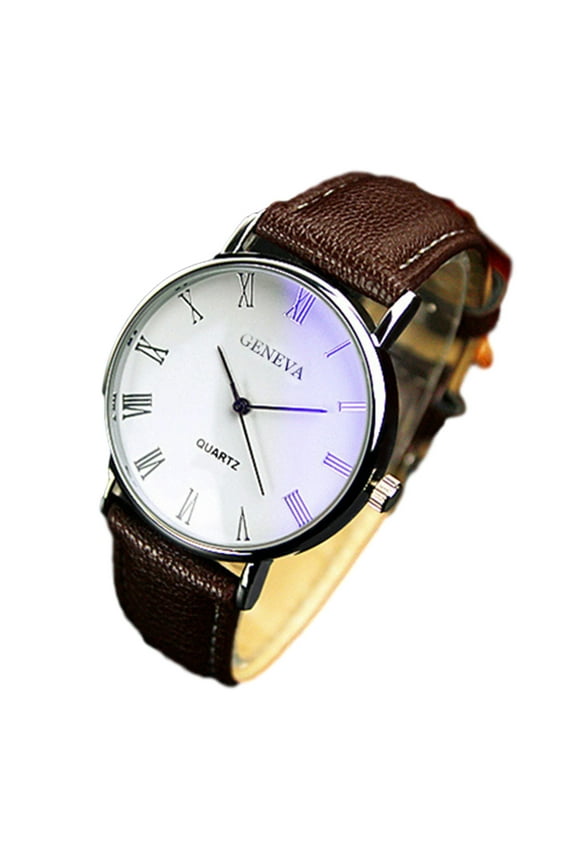 Gifts for Him Watch for Men Valentine's Day Gifts Men's Belt Watch Fashion Blu-ray Roman