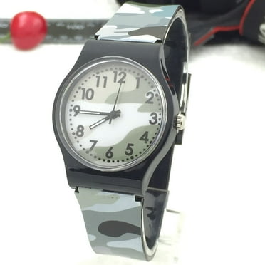 Meitianfacai Gifts for Him Watch for Valentine's Day Gifts Camouflage Watch Quartz Wristwatch for Gray