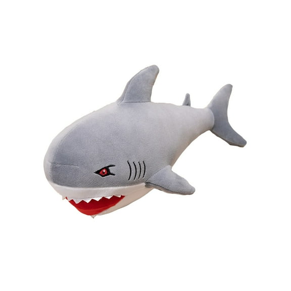 Meitianfacai Glowing Shark and Whale Plush Toy with Soft Light Emission Soothing Sleep Companion Cotton Material for Bedtime Relaxation and Decoration
