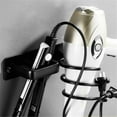 thumbnail image 1 of Meitianfacai Hair Dryer Stand Wall Mount Blow Dryer Organizer Wall Mounted Flat Irons Curling Wands Save Space Easy To Install Multi-Functional Hair Dryer Rack For Bedroo, 1 of 6