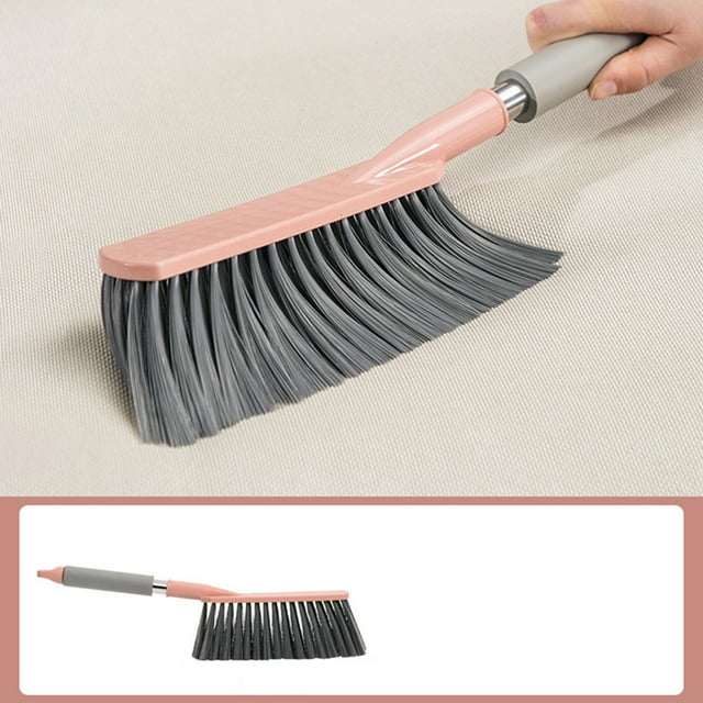 Meitianfacai Hand Broom Brush, Soft Bristles Dusting Cleaning Brush,Lightweight and Sturdy for Furniture,Bed,Car,Bench,Crevice Cleaning