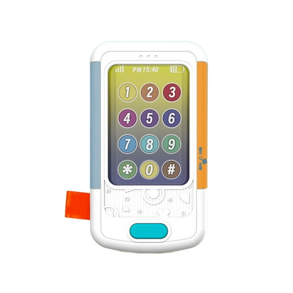 Meitianfacai Interactive Slide & Touch Learning Phone Toy - Music & Story Educational Hub with Realistic Screen, Role Play Companion 5.7x3.1x1.1in