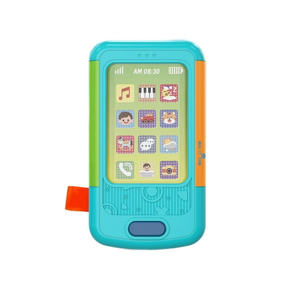 Meitianfacai ​Interactive Slide & Touch Learning Phone Toy - Music & Story Educational Hub with Realistic Screen, Role Play Companion 5.7x3.1x1.1in​