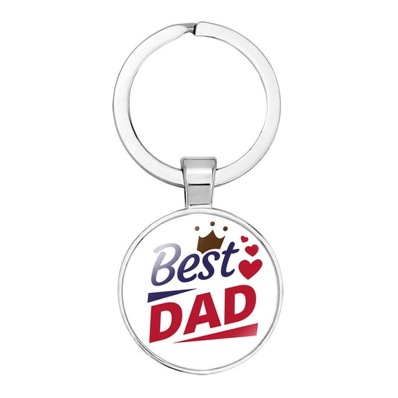 Meitianfacai Keychain Accessories Father's Day Birthday Gift for Father Dad Keychain Gifts Idea Key Ring Key Chain