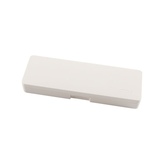 Meitianfacai Large Capacity Clear Pencil Box, Pencil Case, Plastic Pencil Boxes, Stackable Design, Supply Boxes Classroom White