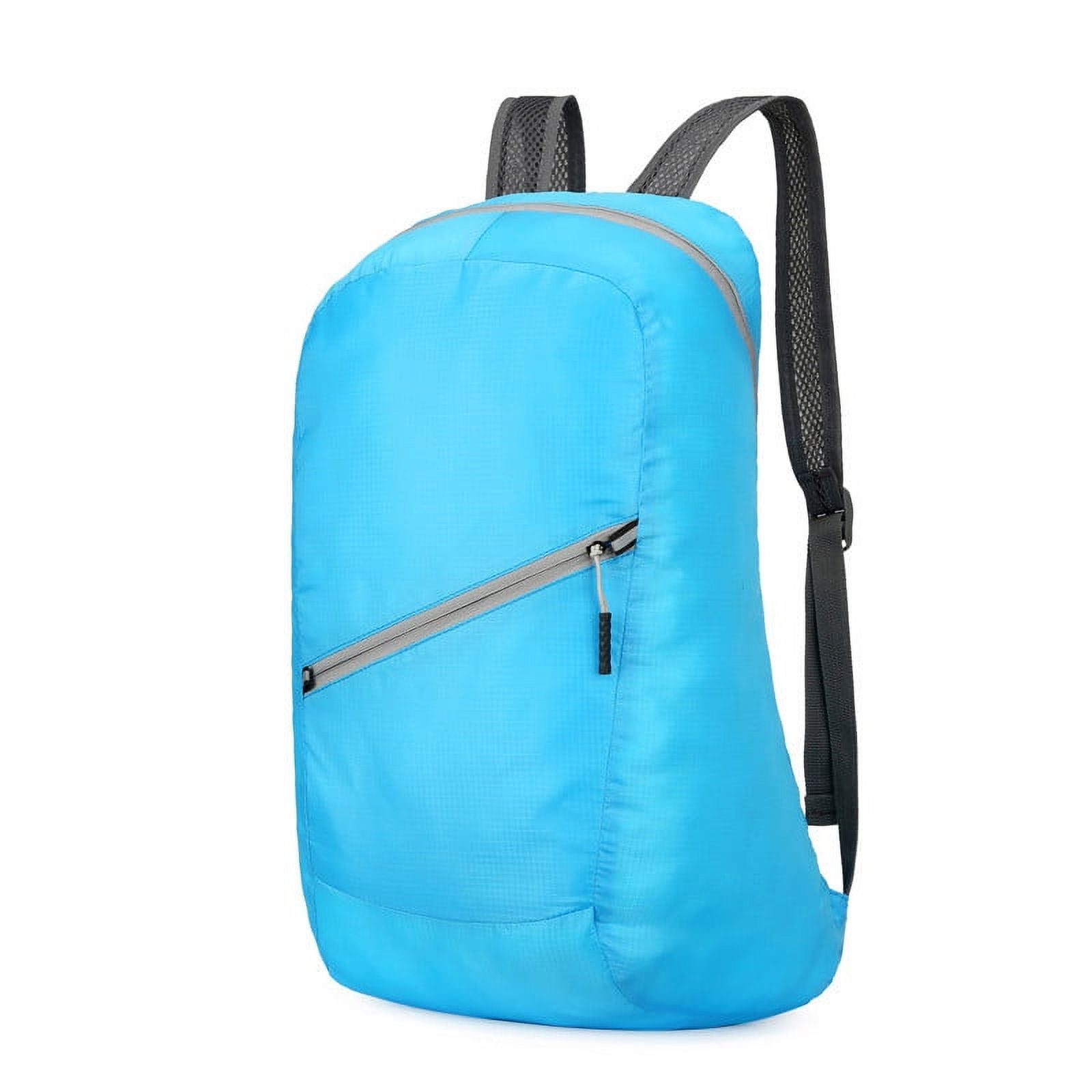 Meitianfacai Lightweight Packable Backpack Ultra Light Foldable Travel Hiking Camping Daypack Day Pack for Men Women Blue Walmart