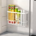thumbnail image 1 of Meitianfacai Magnetic Refrigerator Storage Basket, Space-Saving Kitchen Organizer for Spices and Small Items, Sturdy Metal Shelf with Strong Magnets for Refrigerator or Whiteboard, 1 of 6