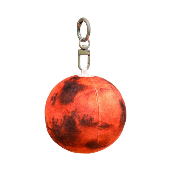 Meitianfacai Mars Planet Hanging Ornament Red Planet Space Decor with Detailed Surface Texture Soft Astronomy Pendant for Science Lovers and Celestial Room Theme