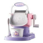 Meitianfacai Mini Ice Cream Maker Machine for Homemade Desserts Family Interactive Activity Portable Design Easy Operation with Food Grade Materials