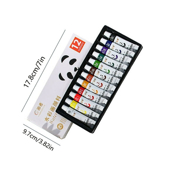 Meitianfacai Mini Watercolor Painting Set, Portable Travel Art Kit With Sketchbook And Metal Clip, Acrylic Paint Box For Beginners