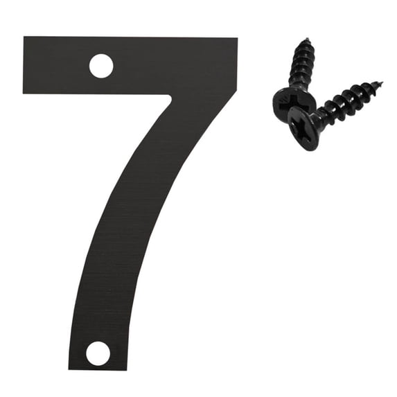 Meitianfacai Modern Floating House Numbers - Weatherproof Metal Address Plaque for Outdoor Home Identification