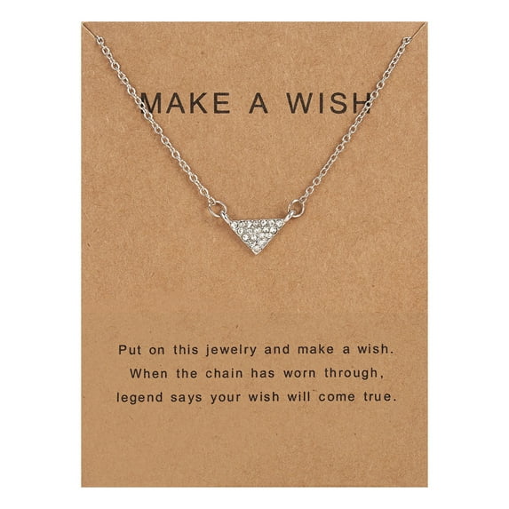 Meitianfacai Gifts for Women Deals Clearance Necklaces For Women Twinkling Sky Paper Card Necklace Series Diamond Pendant Clavicle Chain Gifts
