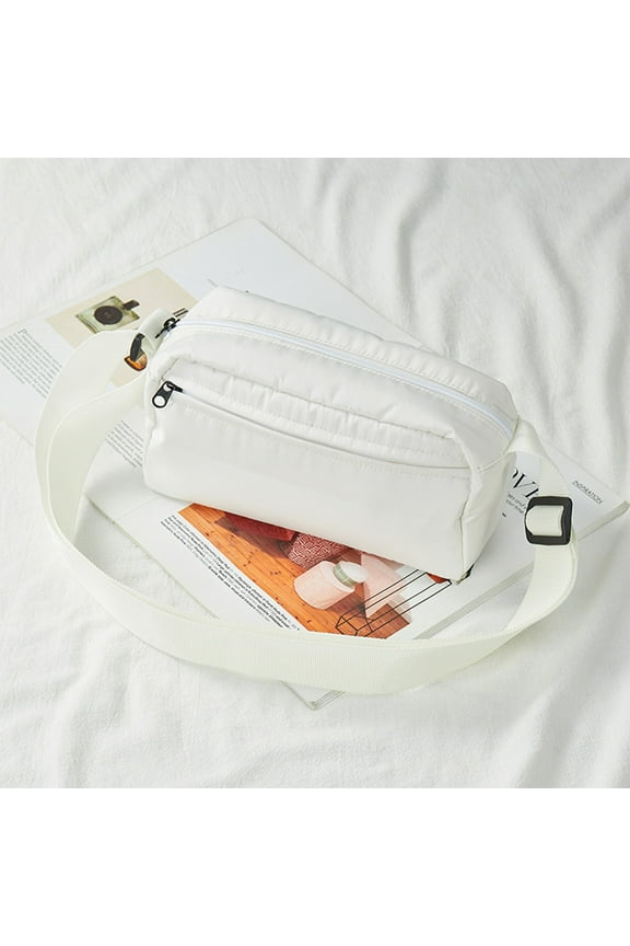 Ms. Fashion Casual Small Shoulder Backpack Travel Out Lightweight And Easy To Carry Shoulder Bag, White