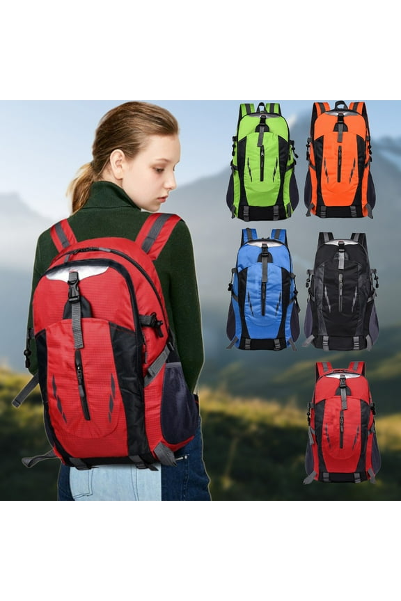 Multifunctional Travel Backpack for Men & Women - Breathable Computer Backpack with Load Reducing Straps, Water Repellent Polyester, 20.4 Inch Outdoor Sports Pack (Green)