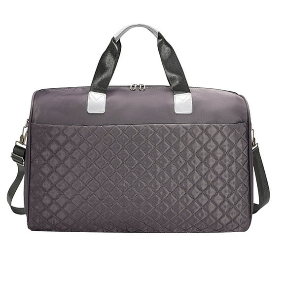 Meitianfacai Multipurpose Sports Bag for Women, Lightweight Waterproof Handbag with Organization Pockets, Ideal for Workouts, Trips, and Business Travel, Size 18.5x11.81x9.06 Inch(Gray)