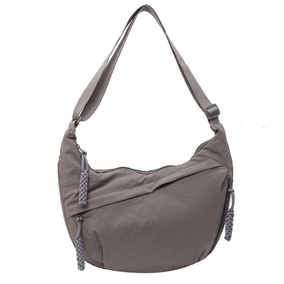 Meitianfacai Nylon Crossbody Shoulder Bag - Spacious Slouchy Purse with Multiple Pockets for Daily Essentials