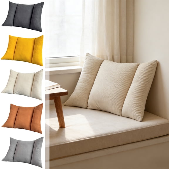 Meitianfacai Office Chair Lumbar Support Cushion, Ergonomic Back Pillow For Prolonged Sitting, Posture Corrector, Comfortable Seat Pad, Home And Workplace Comfort Solution