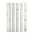 thumbnail image 1 of Meitianfacai PEVA Shower Curtain with Hooks, Waterproof Bathroom Decor with 8 Included Hooks, No Drill Needed Window Style Design (White), 1 of 6