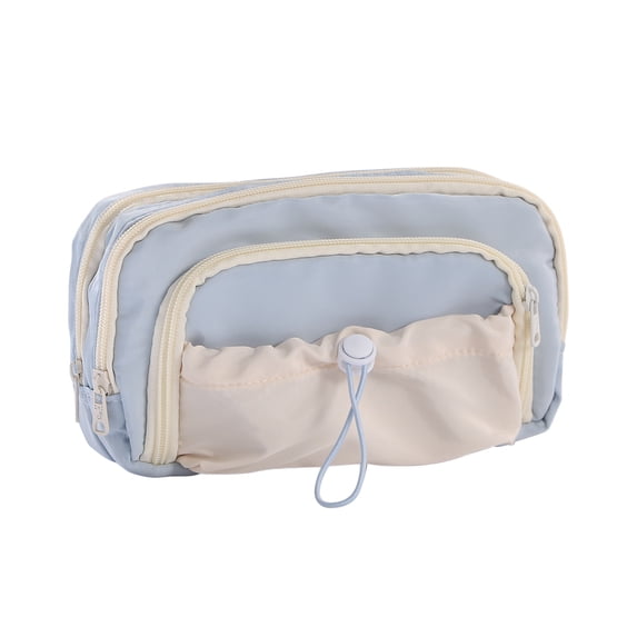 Meitianfacai Pencil Case , Large Capacity Junior High Teen Stationery Organizer(Light Blue)
