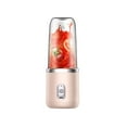 thumbnail image 1 of Meitianfacai Portable USB Rechargeable Blender with 6 Blades, Mini Personal Smoothie Maker for Fruits and Shakes (Pink), 1 of 7