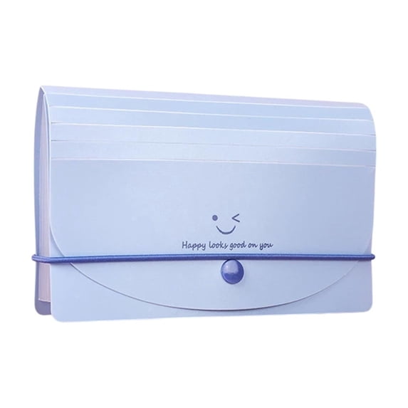 Meitianfacai Receipt Organizer, A6 Document Organizer with 13 Compartments, Waterproof Bill Holder Pouch, Colorful Face Storage Wallet for Tickets and Paper
