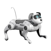 Meitianfacai Remote Control Robotic Dog DIY Assembly Kit with Quadruped Walking Function Electronic Pet Building Toy for Educational STEM Learning