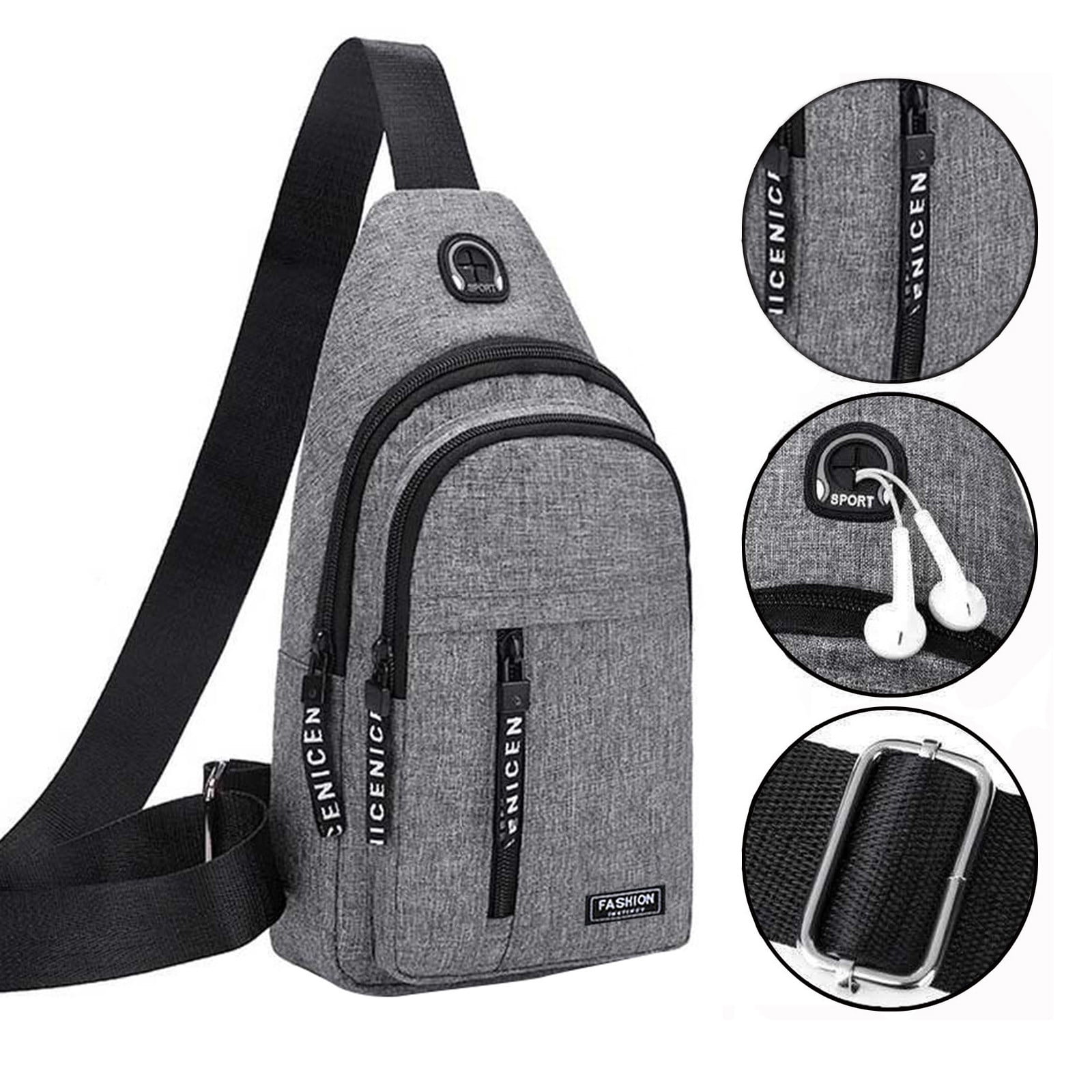 Meitianfacai Multipurpose Small Outdoor Chest Sling Shoulder Crossbody  Backpack Bag Ultra-Lightweight Waterproof Hiking Cycling Camping Travel  Sport