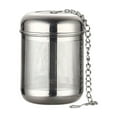 thumbnail image 1 of Meitianfacai Small Tea Infuser Strainers for Loose Tea, Stainless Steel Tea Diffusers Filter with Drip Trays and Chain Hook, Extra Fine Mesh Tea Steeper Basket Infusers for Teapot, Mug, Cup, 1 of 3