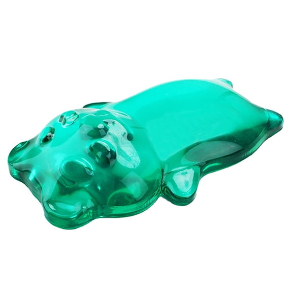 Meitianfacai Solid Color Waterproof Wrist Cushion for Desk, 5.7x3.6 Inch Gel Mouse Pad with Soft Support - Portable, Easy Clean, Comfortable Hand Rest for Long Work & Computer Use（Green）