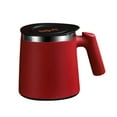 thumbnail image 1 of Meitianfacai Stainless Steel Vacuum Insulated Travel Mug 420ml, Double Wall Thermal Coffee Cup with Sliding Lid and Handle (Red), 1 of 2