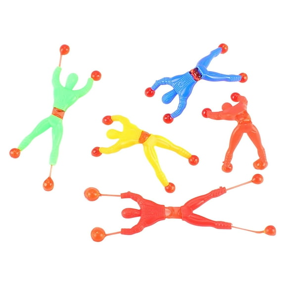 Meitianfacai Sticky Wall Climbers, 20PCS - Mountain Climber Figures - Sticky, Slimy, and Rubbery Novelties - Easter Basket Stuffers, Easter Party Favors, Easter Egg Fillers