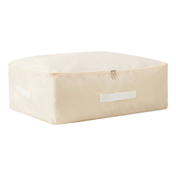 Meitianfacai Storage Bags For Sweaters, Quilt Storage Organizer Large Organizer Clothes Quilt Packing Bag Clothes Moving Luggage Bag Beige Model