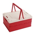 thumbnail image 1 of Meitianfacai Storage Box, Foldable Storage Container, Multi-Purpose Organizer Basket with Lid, Portable Handled Carrier for Home Organization, Camping, and Picnics, 1 of 6