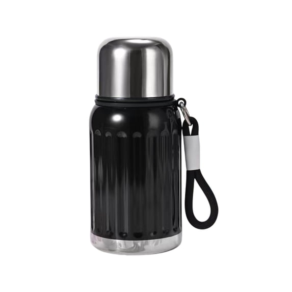 Meitianfacai Vacuum Insulated Water Bottle, 600ml Portable Travel Mug with 6-Hour Temperature Retention, Leak-Proof Lid, Stainless Steel Thermal Water Bottle for Hiking, Office & Camping