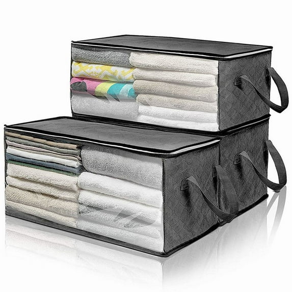 Meitianfacai Wardrobe Storage Bag Cotton Quilt Clothing Sorting Box Sealed Storage Bag Folding Storage Box