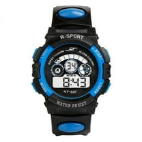 Meitianfacai Watch for Waterproof Mens Digital LED Quartz Alarm Date Sports Wrist Watch