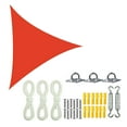 thumbnail image 1 of Meitianfacai Waterproof Triangle Sun Shade Sail, UV Block Water Resistant Canopy Awning Shelter for Backyard Patio Garden Outdoor Activities and Facility - Red, 1 of 5
