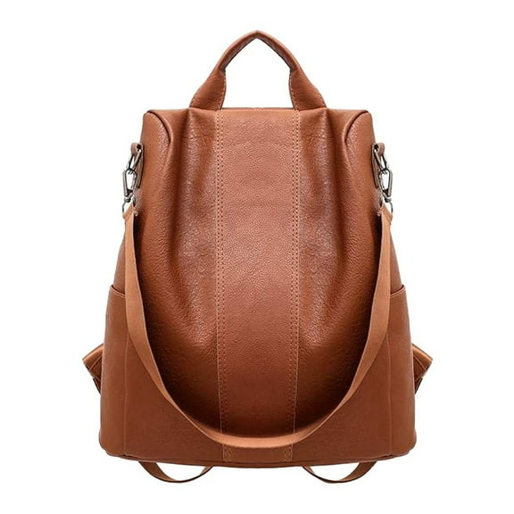 Meitianfacai Women Backpack Purse Leather Anti-theft Travel Backpack Fashion Shoulder Handbag Brown