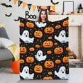 thumbnail image 1 of MeitianfacaiHome Halloween Throw Blanket Spooky Ghost Throw Blanket Halloween Lightweight Fuzzy Cozy Soft Plush Fleece Blankets and Throws Couch Sofa Bed Decorative Print Blanket, 1 of 4